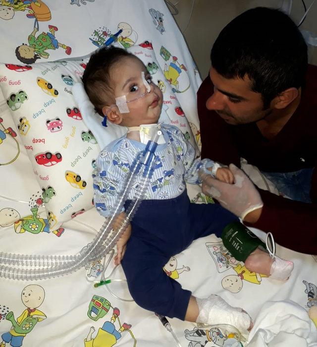 SMA hastası Eymen Ali bebek, tedavi için yardım bekliyor