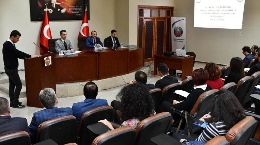 Tunceli&rsquo;de Uyuşturucu İle M&uuml;cadele Toplantısı