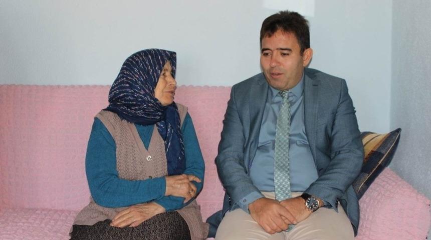 Kaymakam Kaya Şehit ve Gazi ailelerini ziyaret etti