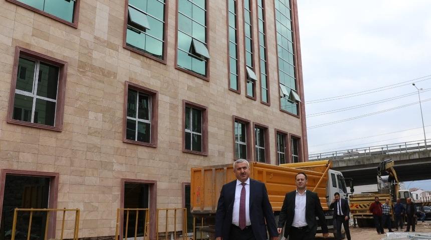 Başkan Baran&rsquo;dan Sarnı&ccedil; Han&rsquo;ı teftiş etti