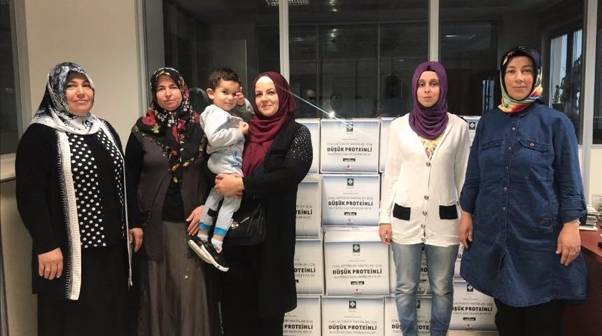 Osmaniye&rsquo;de fenilketon&uuml;ri hastalarına glutensiz gıda yardımı