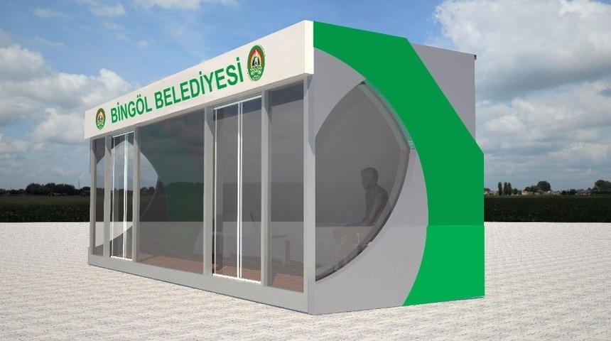 Bing&ouml;l Belediyesi, 4 noktaya klimalı durak kuracak