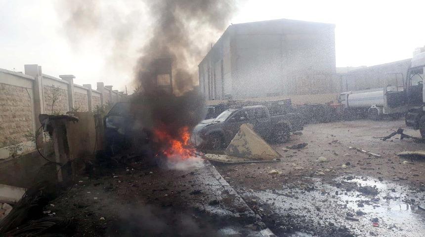 Sınırda bombalı araçla saldırı!