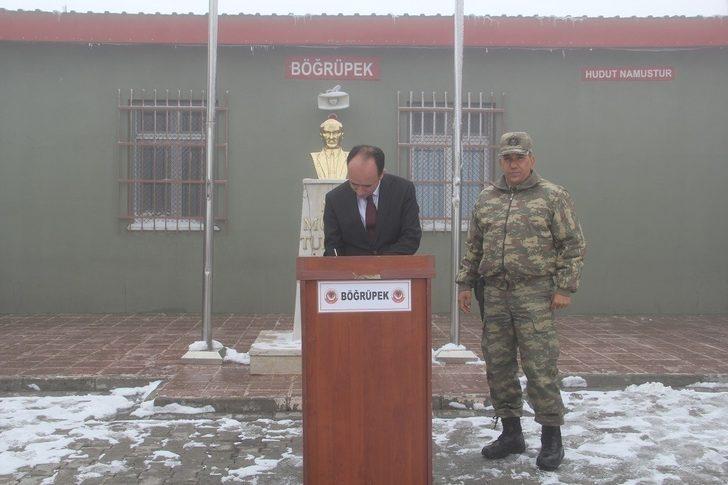 Kaymakam Solak’tan sınır karakoluna ziyaret G3