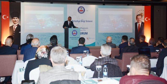 Erzurum’da ’E- Belediye Bilgi Sistemi’ tanıtıldı