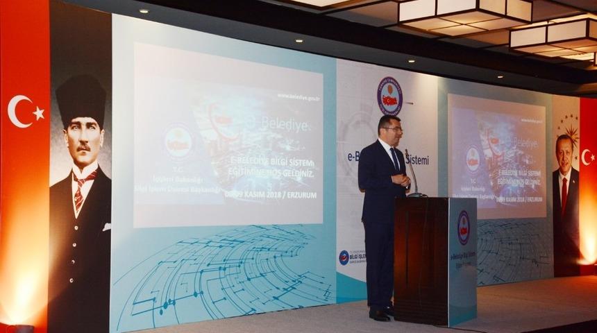 Erzurum’da ’E- Belediye Bilgi Sistemi’ tanıtıldı