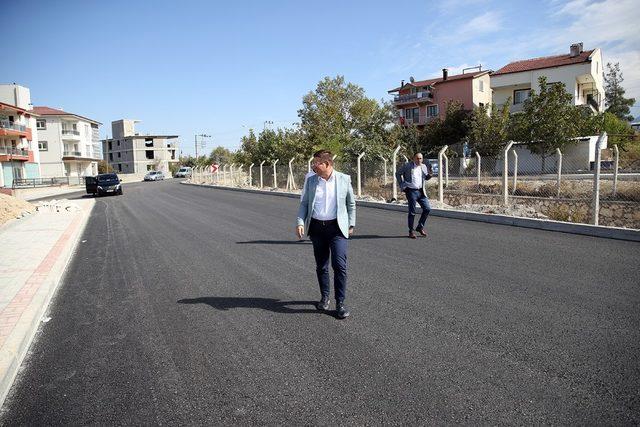 Merkezefendi’de üst yapı çalışmaları sürüyor