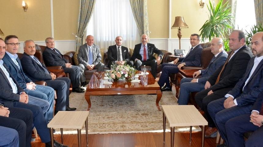 ETSO y&ouml;netiminden Vali Memiş&rsquo;e tebrik ziyareti