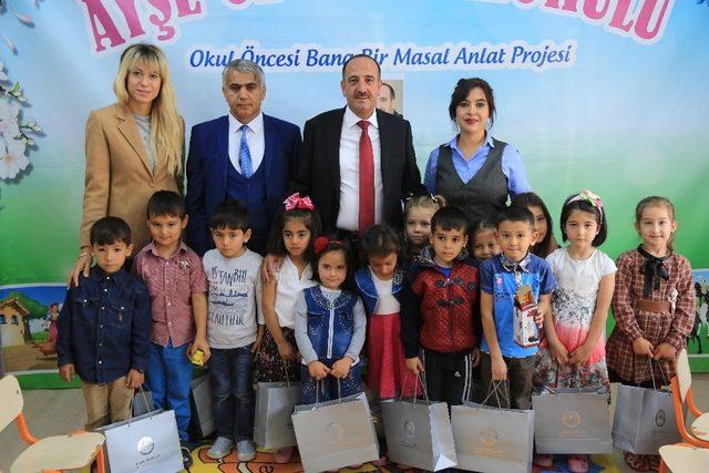 Başkan Duruay çocuklara masal okudu