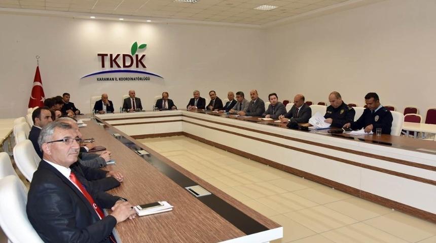 Karaman&rsquo;da kış mevsiminde alınacak trafik tedbirleri konuşuldu