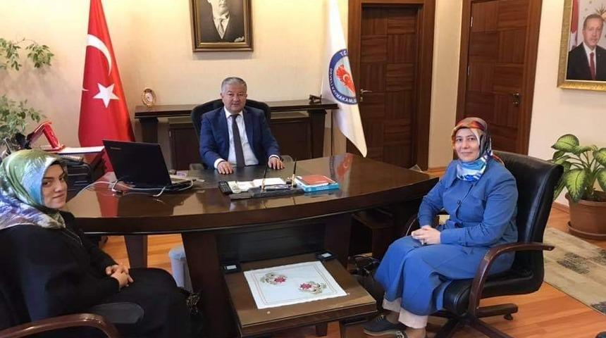 AK Parti Kadın Kollarından Kaymakam Duru&rsquo;ya ziyaret