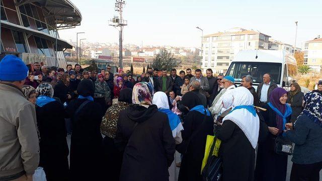 Umre kafilesi kutsal topraklara uğurlandı