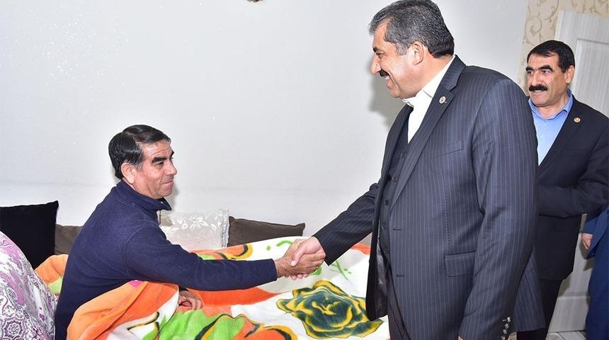 Başkan Atilla&rsquo;dan hastalara ziyaret