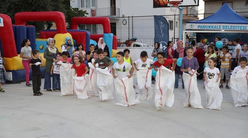 Pamukkale&rsquo;de &ccedil;ocuk şenlikleri devam ediyor