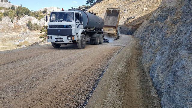 Alanya Koşdavut Yolu asfaltlandı