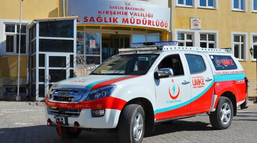 Sağlık Bakanlığından Kırşehir UMKE&rsquo;ye tam donanımlı ambulans