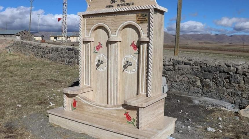 Tutak&rsquo;ta Şehidin anısına &ccedil;eşme yapıldı