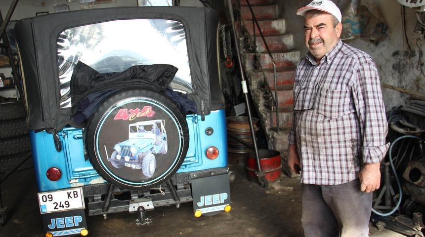  70 yıllık arabayı yeniden canlandırıp eski haline getirdi 