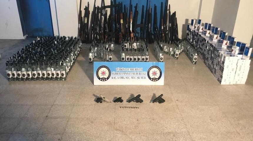 Iğdır&rsquo;da ka&ccedil;ak&ccedil;ılık operasyonu