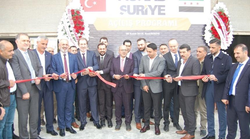 M&Uuml;SİAD&rsquo;tan Azez&rsquo;e şube