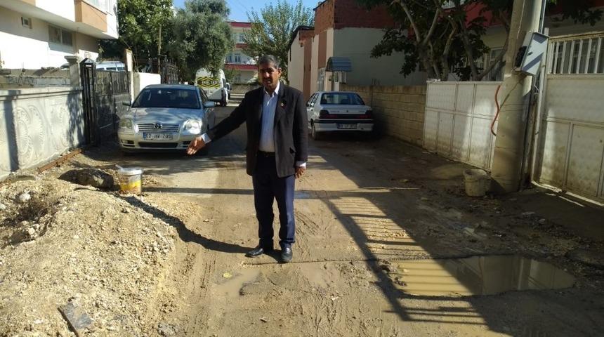 Mahalle muhtarından doğalgaz dağıtım firmasına tepki