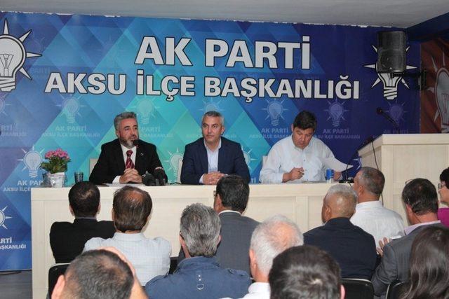 Deniz Karataş Ak Parti’den Aksu’da aday adaylığına başvurdu