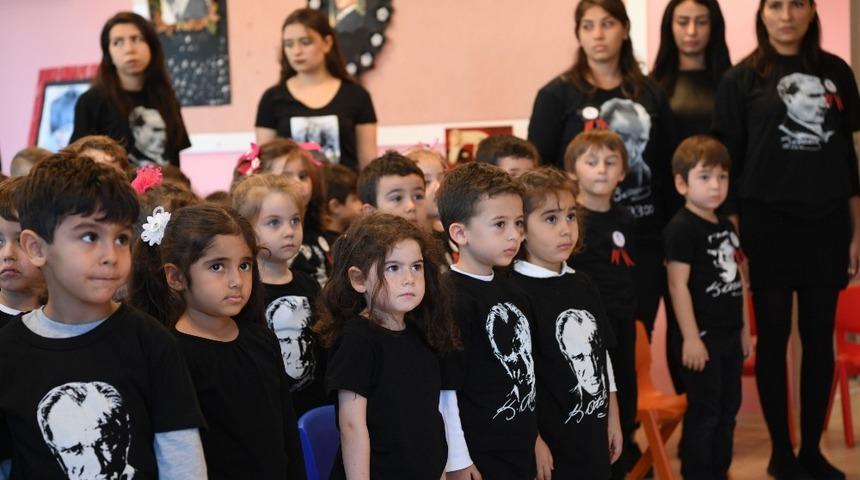 Konyaaltı Belediyesi kreş &ouml;ğrencileri Ata&rsquo;yı andı