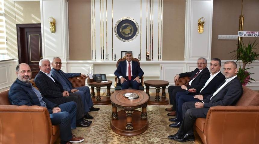 Vali G&uuml;rel&rsquo;e &lsquo;hayırlı olsun&rsquo; ziyaretleri