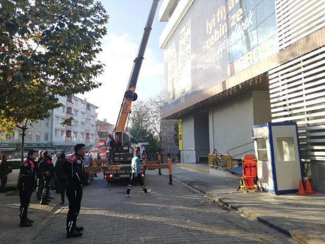 Lüleburgaz'da alışveriş merkezinde yangın