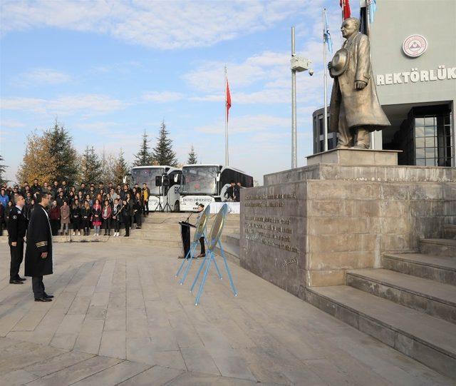 ERÜ’de Atatürk’ü Anma Töreni düzenlendi