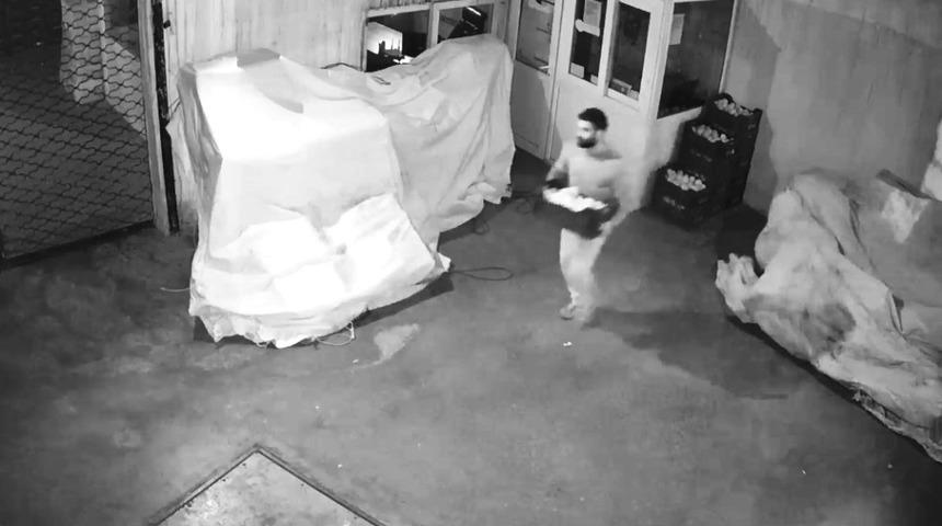 Aydın&rsquo;da meyve hırsızı yakalandı