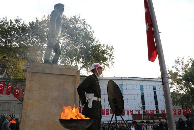 Kahramanmaraş’ta Atatürk’ü anma töreni düzenlendi