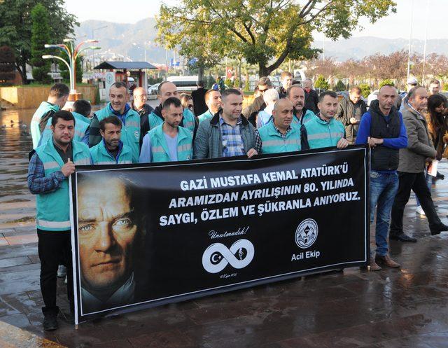 Giresunlular Atatürk’ü saygıyla andı