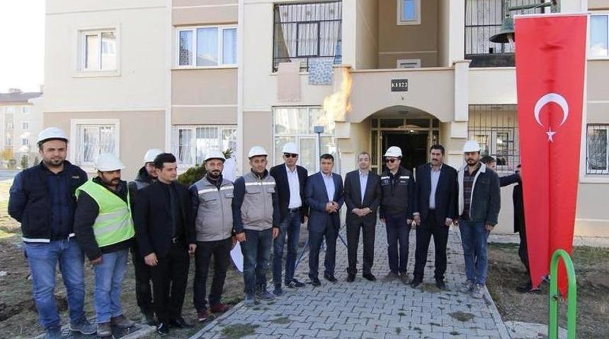 Erciş doğalgaza kavuştu