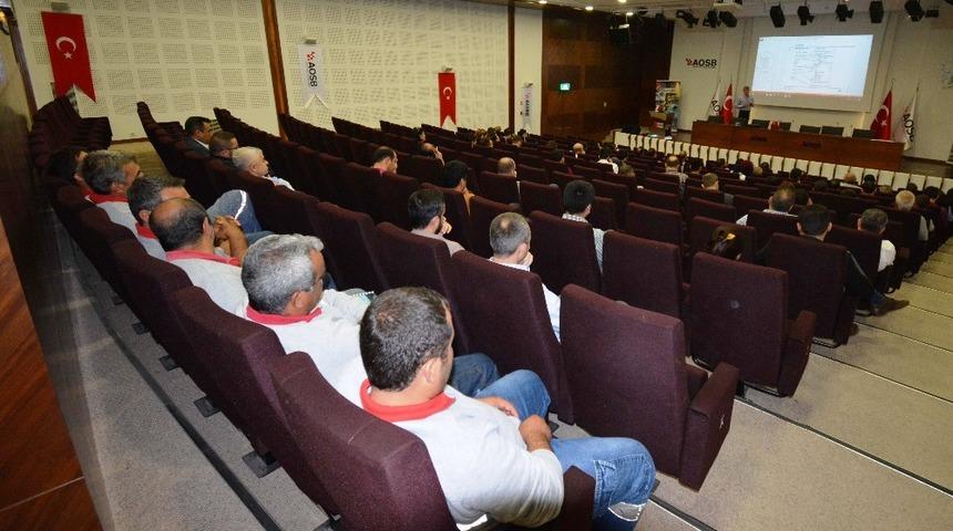 AOSB&rsquo;de &ldquo;Maliyet D&uuml;ş&uuml;rme Teknikleri&rdquo; eğitimi