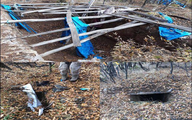 Lice kırsalında 5 odalı PKK sığınağı bulundu, silah ve patlayıcı ele geçirildi