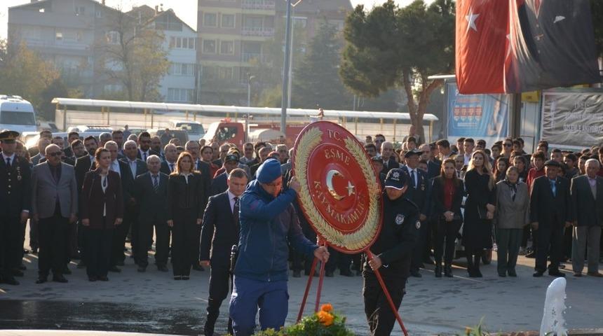 Eşme’de 10 Kasım Atatürk’ü anma töreni