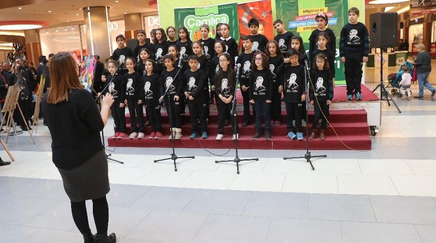 &Ccedil;amlıca Koleji&rsquo;nden Atat&uuml;rk&rsquo;&uuml; anma programı