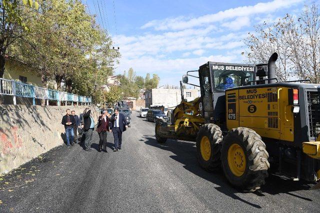 Kale mahallesi fabrika caddesi yenilenen yüzüyle halkın hizmetinde