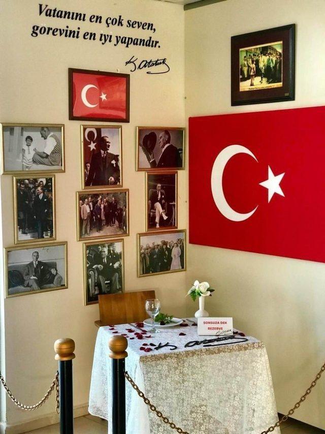 Atatürk için ‘sonsuza dek rezerve masası’ oluşturuldu