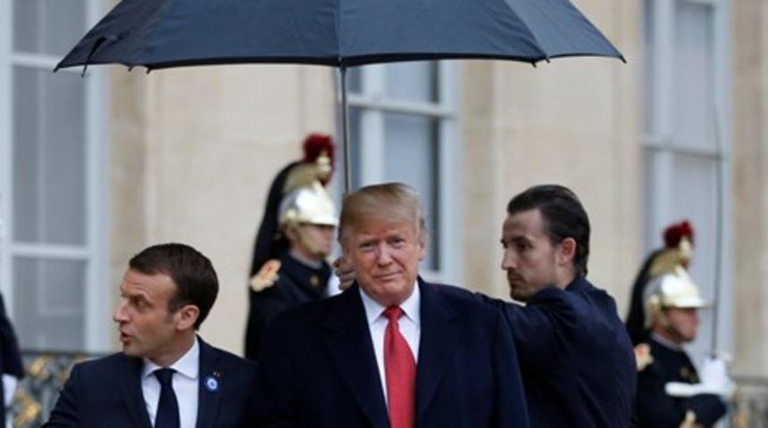 Trump, ABD askerlerini anma törenine 'yağmur' sebebiyle katılmadı! Sosyal medyada tepki yağdı