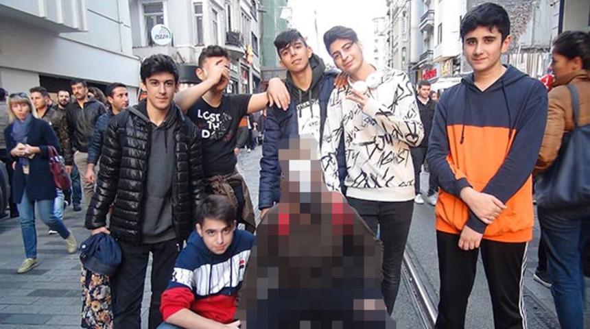 İstiklal Caddesi'nde ilginç görüntü