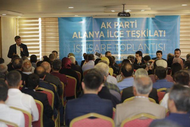 Türel, AK Parti Alanya İstişare Toplantısına katıldı