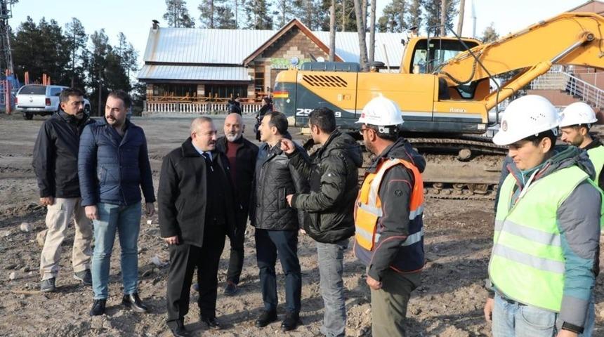 Sarıkamış&rsquo;ta kayak sezonu &ouml;ncesi &ccedil;alışmalar s&uuml;r&uuml;yor