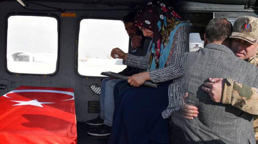 Şemdinli’deki mühimmat faciasında şehit olan 3 asker için tören düzenlendi! Gözyaşları sel oldu...