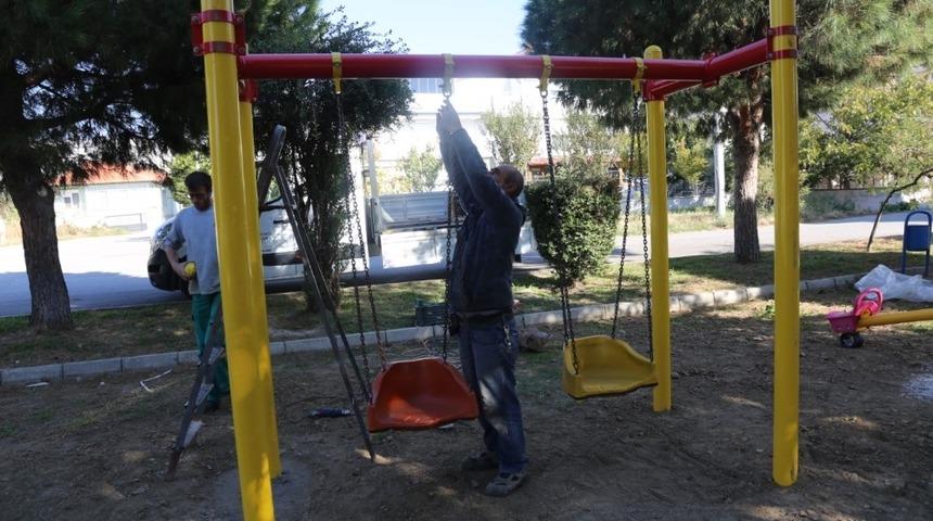 Burhaniye&rsquo;de Suzan Yaz Parkı yenilendi