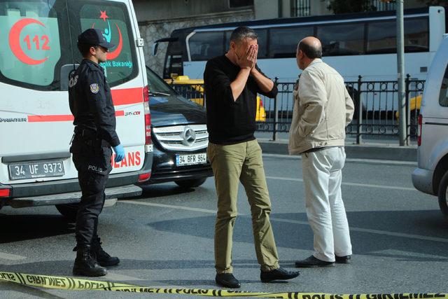 Taksi sahibi arac içinde ölen kişiyi görünce şok oldu