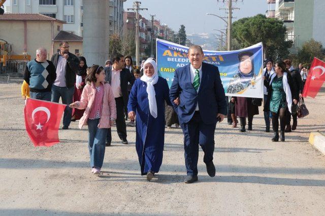 Altıeylül’ün ilk kadın aday adayı oldu