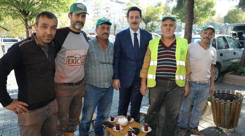 Başkan Tok yeni projeler i&ccedil;in halkın fikrini alıyor