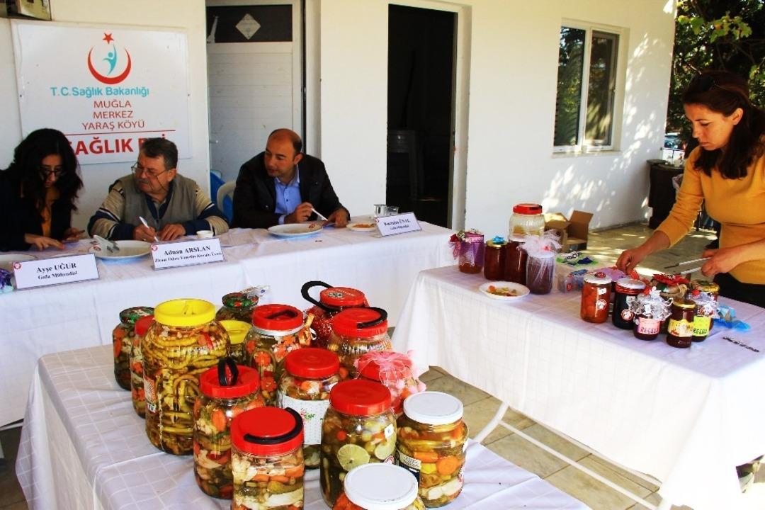 Menteşe&rsquo;de Re&ccedil;el ve turşular yarıştı